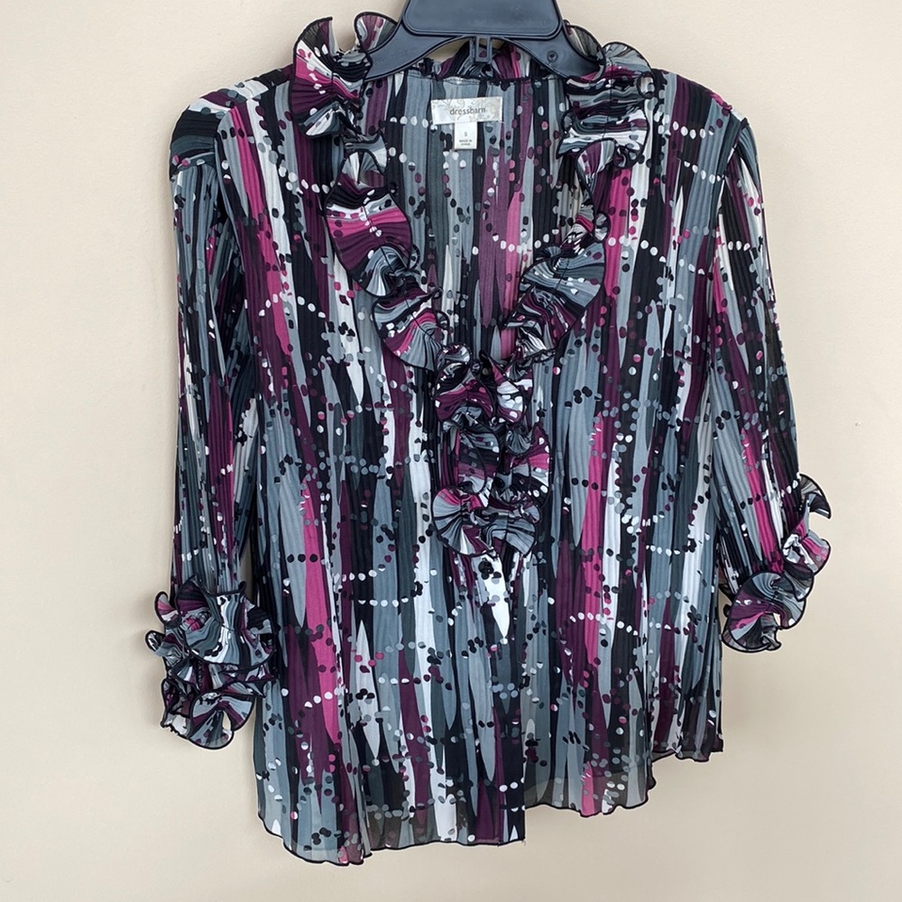 Dress Barn ruffled blouse